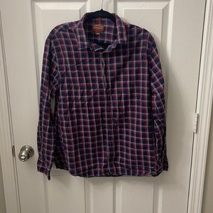 Mens Plaid Button Down